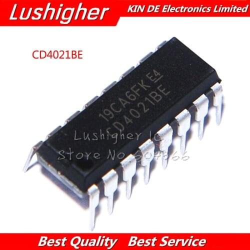 10pcs CD4021BE DIP16 CD4021 DIP HEF4021BP HCF4021BE