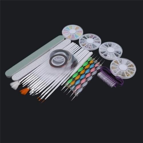 10PCS/Set Rose Gold Nail Cuticle Pusher Clipper Scissor Nipper Tweezer Picker Plastic Manicure DIY Nail Art Tools Kit Hot Sale