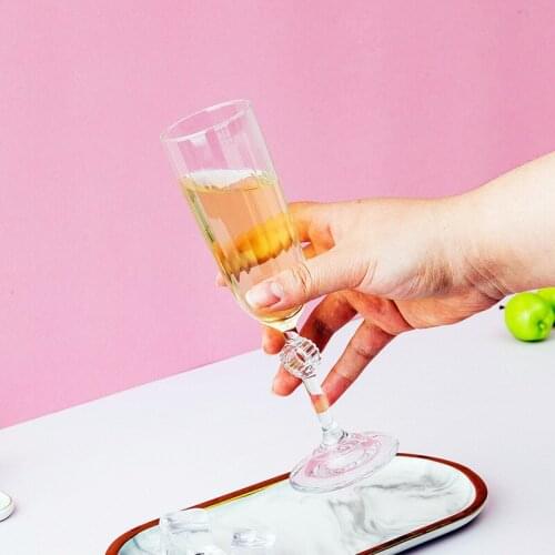 160-270ml Red Wine Glass Exquisite Lead-Free Crystal Glass Champagne Goblet Family Holiday Wedding Wine Drinking Set Wine Cup