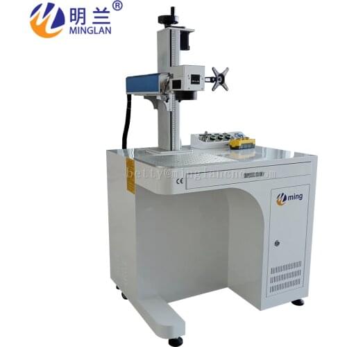 20W 30W Auto focus cnc laser marking machine and Hold up and down buttons