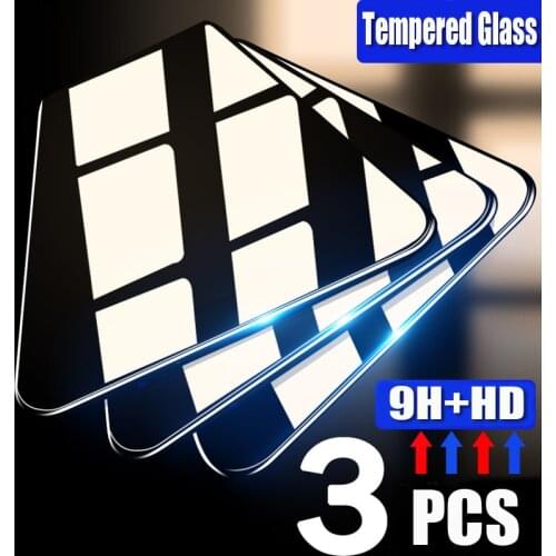 3PCS Protective Glass for Huawei P40 P30 Lite P20 Lite Pro Screen Protector Glass for Huawei P10 Plus P9 Lite P8 Lite mini Guard