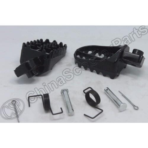 Aluminium Foot Pegs Peg Pit Bike For KLX TTR Honda CRF50 CRF70 XR Yamaha PW50 TW200 PW80