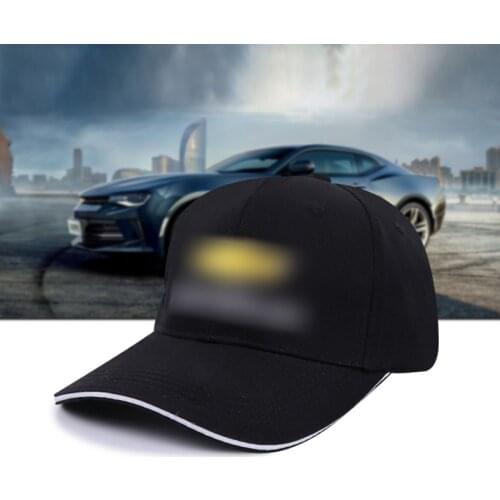 Black Racing Cotton Baseball hat peaked cap sunshade sunhat golf cap Adjustable hats men women for Chevrolet