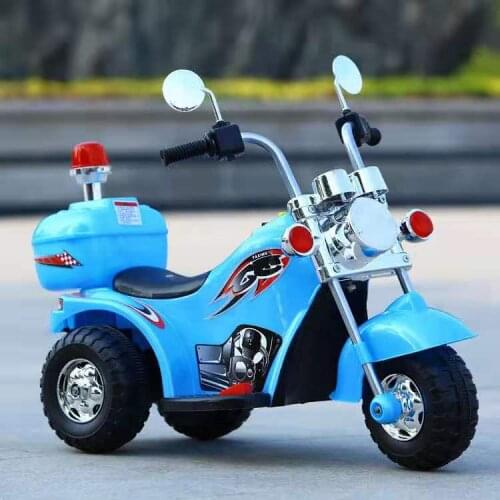 Childrens Electric Motorcycles Can Be Seated, Boys and Girls' Tricycles with Lights, Music, Rechargeable and Alarm Lights