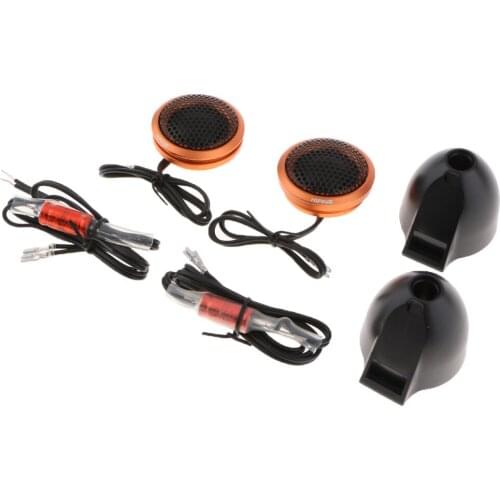 Component Tweeters Audio 2inch Silk Dome 100 watts - Flush or Surface Mount for Car