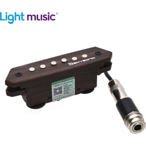 The SKYSONIC A-810 is our meticulously balanced, passive-designed humbucking soundhole pickup. The A-810 is truly a plug and pla