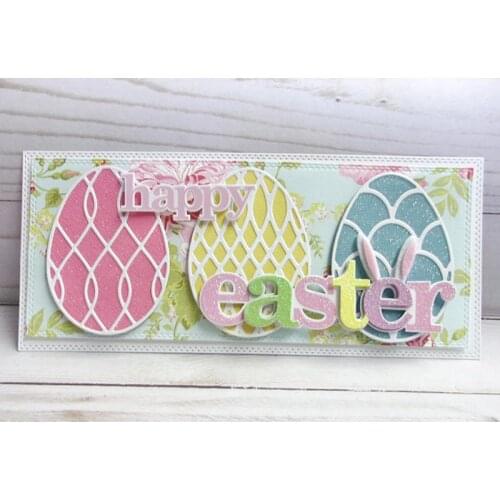 Cutting Dies Layering Eggs Scrapbook Cardmaking DIY Paper Craft Surprise Creation Metal Stencil