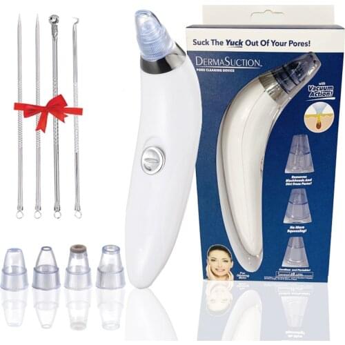 Blackhead Remover Vacuum Face Deep Nose Cleaner T Zone Pore Cleaner Acne Pimple Removal Suction Facial Diamond Beauty Tools