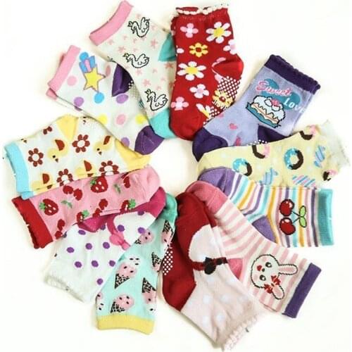 0-3years Non Slip Baby Socks Infant Socks Toddlers Socks Kids Wear 12pcs /lot Free Shipping
