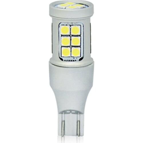 2Pcs Car LED T15 T16 912 921 W16W Bulbs 3030SMD 1800Lumen Reverse Break Parking Turn Signals Lamp Bright White Canbus Error Free