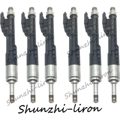 6pcs fuel injector 0261500172 1364763994 Injector injector for BMW 228i 328i 428i X1 X3 X4 X5 X6 320i 2.0 GT Fuel Injector