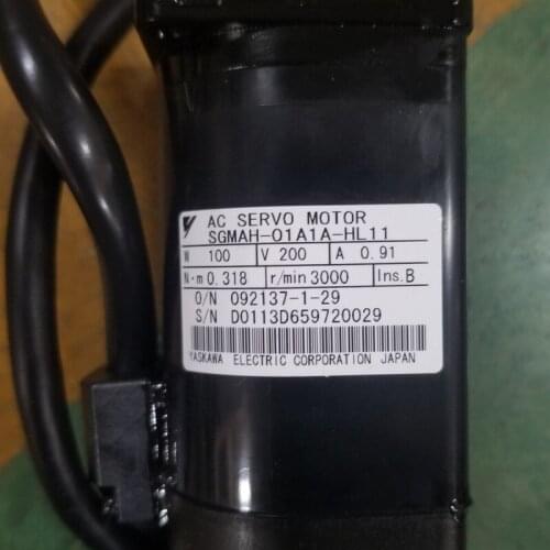 Used Tested Working SGMAH-01A1A-HL11 AC SERVO MOTOR