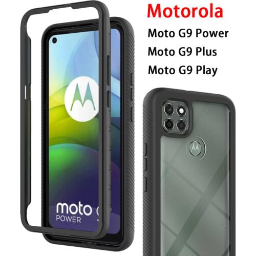 Case for Motorola Moto G9 Power G9 Plus G9 Play Full Protection Back Clear TPU Phone Cover For Moto One Funsion Plus G7 G8 E6s
