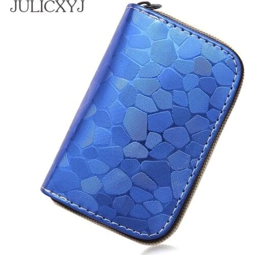 JULICXYJ Function 11 Bits Card Holder Case Business Bank Men Women ID Credit Passport Cover Driver License Card Bag Cash Wallet