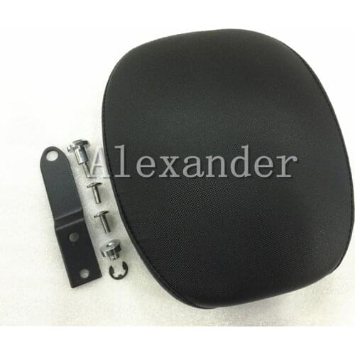 For Harley Davidson XL 1200X 48 Forty Eight XL 1200V 72 Seventy Two Black Leather Pillion Pad Rear Passenger Seat 2010-2015 1200