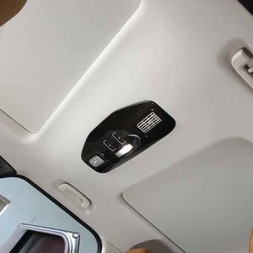 For Land Rover Discovery 5 LR5 HSE LUXURY 2017 Car Accessories ABS Chrome Interior Car Roof Reading Lamp Frame Cover Trim 1pcs