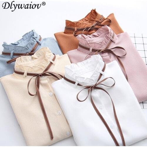 Розовые блузки Dlywaiov China At AliExpress