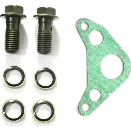 Motorcycle Oil Cooler Horizontal Engine Adapter Engine Cylinder gasket For 125cc 140cc