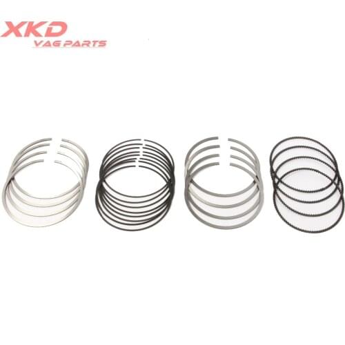 STD 76.5mm Engine Piston Ring Set Fit For Be-etle Golf J-etta Tiguan AU-DI A1 A3 S3 1.4T EA111 03C 198 151 A/R SIZE 1.2 1.2 1.9