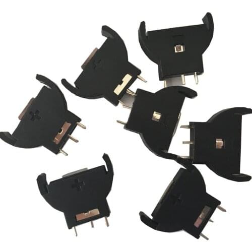 Battery holder CR2032 battery case 3pin battery shell 3V battery box BS-5 lithium coin battery holder for CR2032 ,500pcs/lot