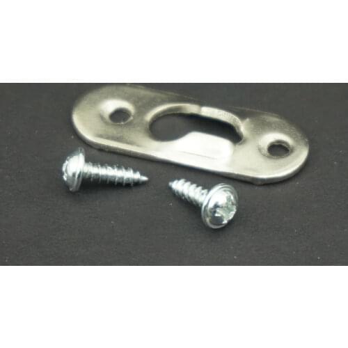 50PCS/Lot Keyhole Fasteners / Hangers Frames Mirrors Cabinets Shelves Photo frame Fixing Hooks Plate & SCREW