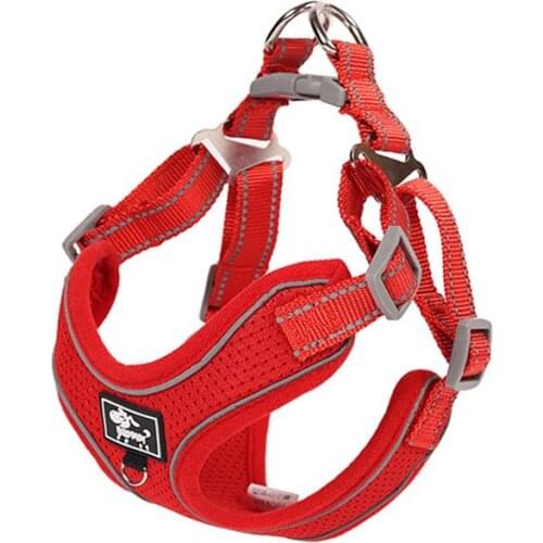 No Pull Dog Harness for Small Dog Soft Pet Harness with Walking Lead Non-Choke Dog Running Harness Vest for Corgi French Bulldog