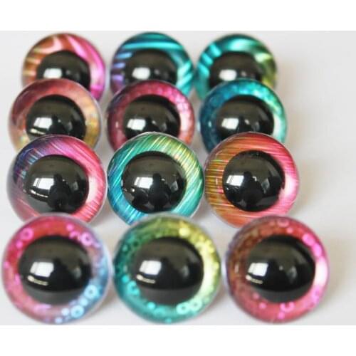 60pcs--L12---13mm--50mm clear round toy animal safety eyes + new fabric + hard washer for diy plush doll --style option