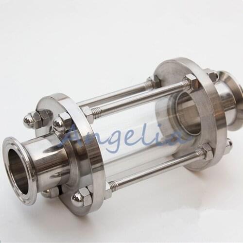 1" Flow Stainless Steel 304 Tri Clamp Sanitary Sight Glass OD 50.5mm