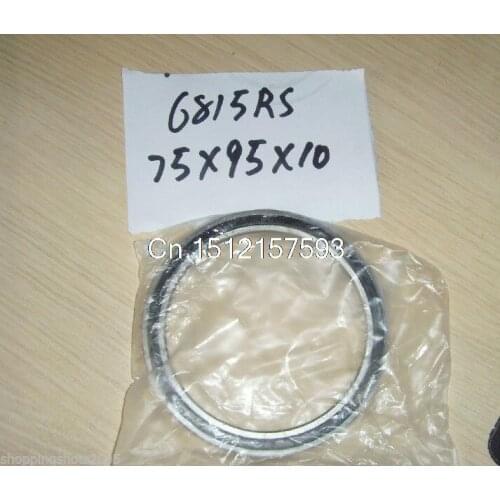1pc thin 6815-2RS 6815RS bearings Ball Bearing 6815RS 75X95X10 75*95*10 mm 6815