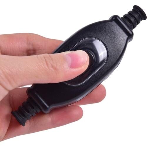 1 PCS Waterproof In Line Switch Cord Switch Round Wire Silver Contact Double Cut Switch Dust Switch 3A 250V