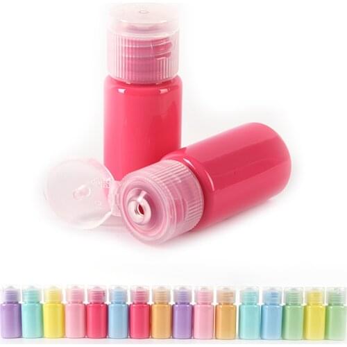 2pcs 10ml Emulsion Shampoo Sub Bottle Macaron Mini Empty Candy Plastic Travel Set Lotion Refillable Bottle Cosmetic Packaging