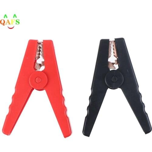 2pcs/lot 100a Electrical Crocodile Alligator Car Battery Micro Insulated Clips Clamps Connector 90mm For Electric Project