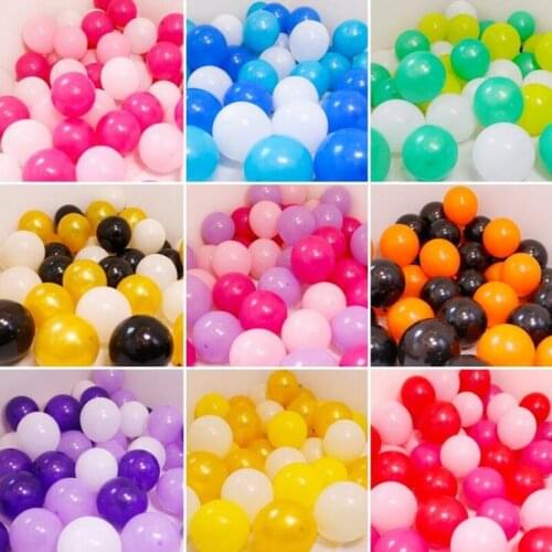 6inch Round Latex Balloons Inflatable Balloon Kids Toys Arranged Birthday Party Decoration Christmas Halloween