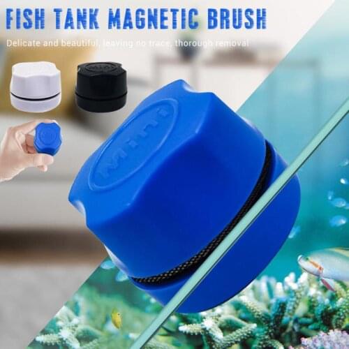 Aquarium Fish Tank Magnetic Clean Brush Floating Algae Glass Scraper Cleaner For Aquariums Scrubber Brush Aquarium Accessories