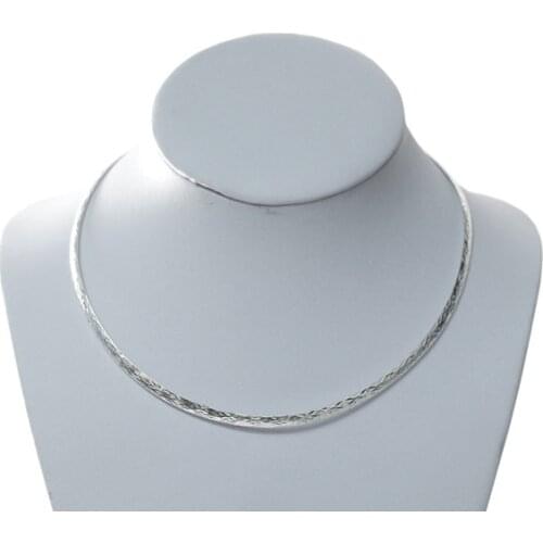 Beadsnice Silver 925 Jewelry Solid Silver Choker Necklace Elegant Collar Necklace Handmade italian collar Necklaces ID31837