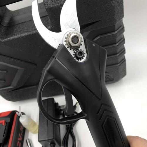 Cordless Pruner Electric Rechargeable Pruning Shear Secateur Branch Cutter Garden Fruit Pruning Tool(Oil Bottle Not Include