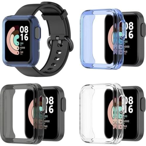 TPU Skin-friendly Intelligent Watch Cover Anti-fall Half-wrapped Smartwatch Shell Stylish And Safer Anti-scratch For Redmi