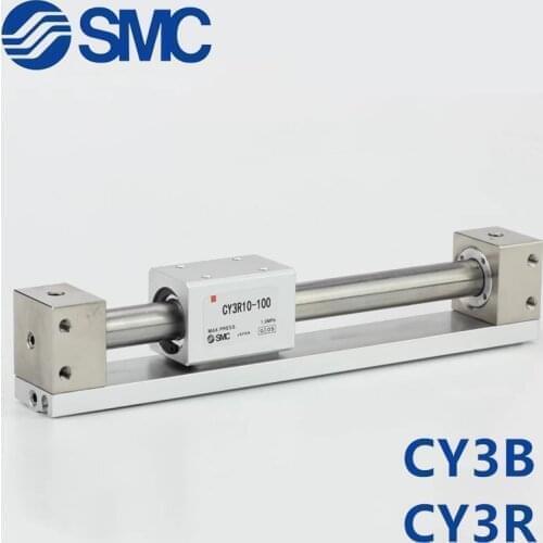 CY3B CY3R CY3B6 CY3B10 CY3R6 CY3R10 ORIGINAL 50-300mm SMC Magnetically Coupled Rodless Cylinder/Direct Mount Type