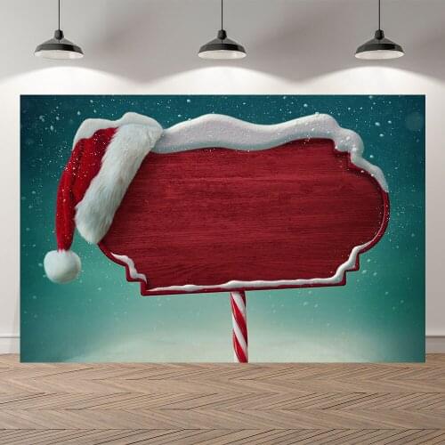 SeekproBackground Merry Christmas happy new year party wood snow flake baby shower Portrait Backdrops for Photography