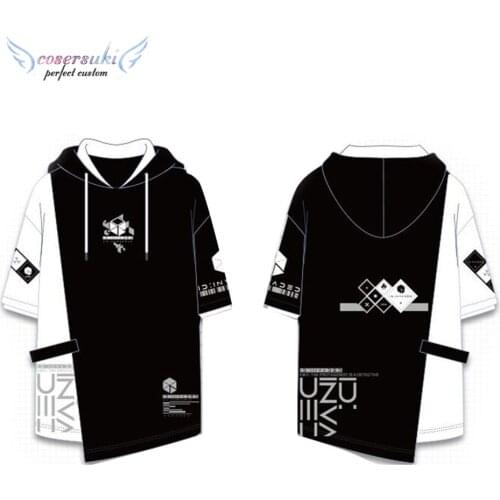 Meticulous workmanship ID:INVADED Hooded T-shirt daily wear Cosplay Costumes Stage Performance Clothes ,Perfect Custom for You