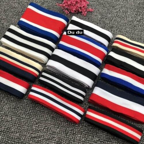 1m Interval color Ribbons Garment Accessorie Transverse tensile Clothing Bag Trousers side Ribbons Accessorie DIY