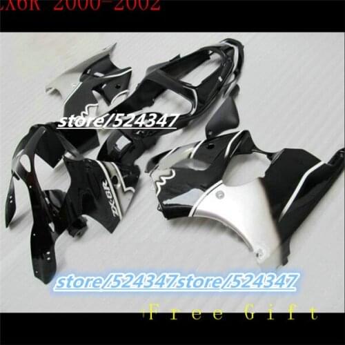 Hot sales, r fairing kit For kawasaki ninja ZX6R 2009-2012 white black sport bike cheap motorcycle at 3 o 'clock