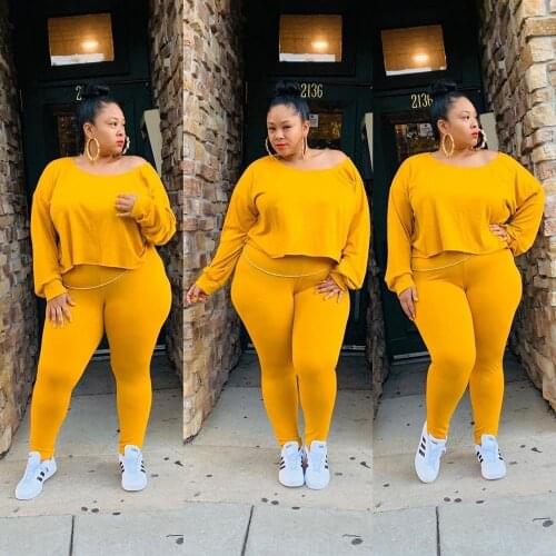 Latest New Style African Women Clothing Dashiki Fashion Sport Solid Set Trousers + Top Size L XL 2XL 3XL 4XL MF24