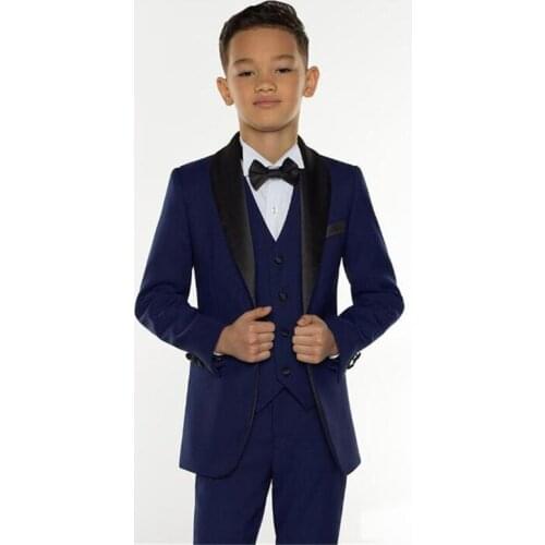 New wedding suits for Boys' Suit shawl lapel boys mens suits two piece Boys Formal Wear slim fit two button jacket+pants+tie