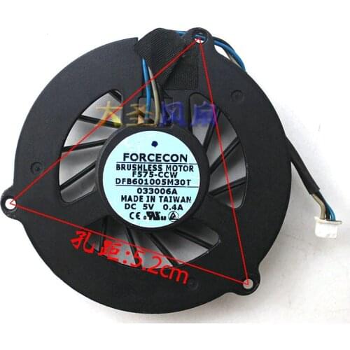 Original DFB601005M30T 5V 0.4A for Laptop cooling fan