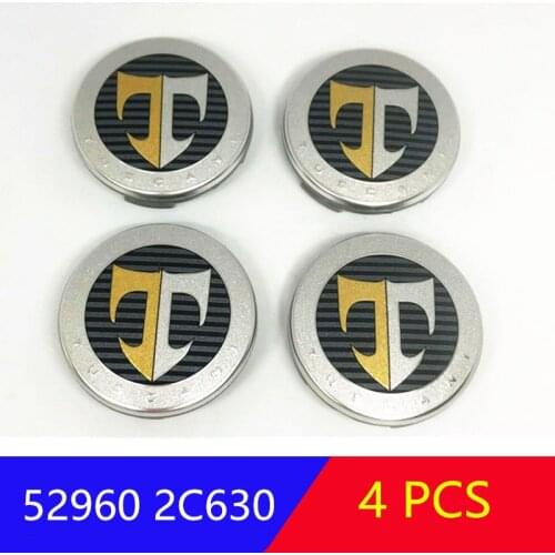 Genuine 17" Wheel Center Cap 4PCS for Hyundai Tiburon Coupe 2003-2008 52960-2C630