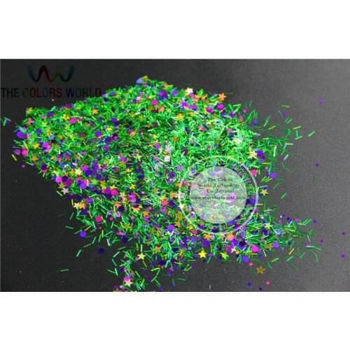 Xmas-3 Christmas Glitter Mix Shiny Christmas Colors Shapes Spangles For Nail Art Nail Gel Face Painting Crafts DIY Decoration