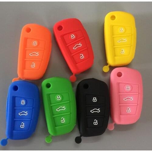 Silicone car case Holder Key Cover for Chery Tiggo 2 Tiggo 3X 3 5 2020 Fulwin 2 Eastar 3 Button Key Case Keychain Accessories