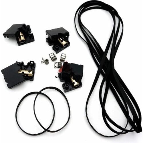 UM2 Ultimaker 2+ DIY Original Injection Slider With Copper Sleeve +Slider Block Spring + GT2 610 200 Timging Belt