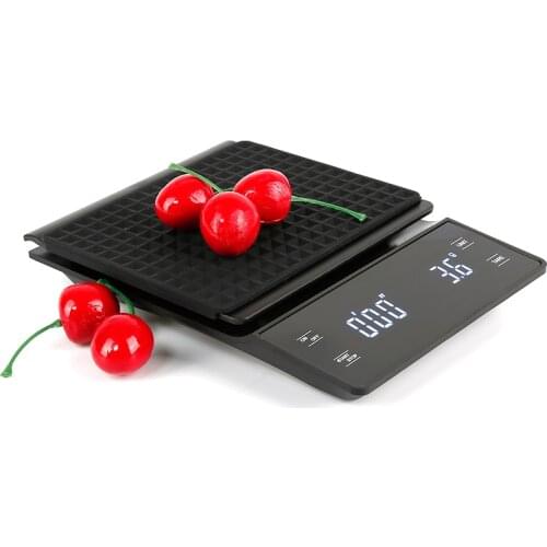 Smart Coffee Scale 3kg 0.1g Coffee Electronic Scale Kitchen jewelry scales with Timer LED Display Household Measuring Tools